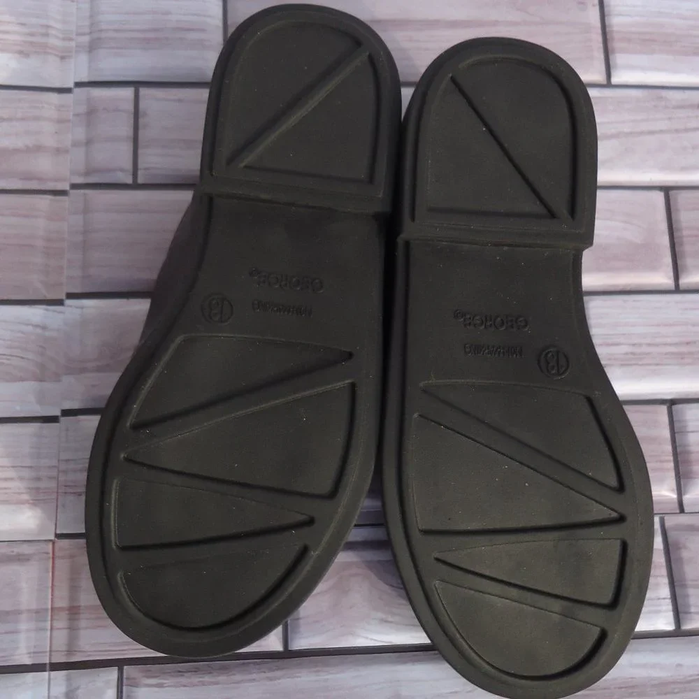 NWT. SIZE 13. George black slip-on formal /dress shoes.